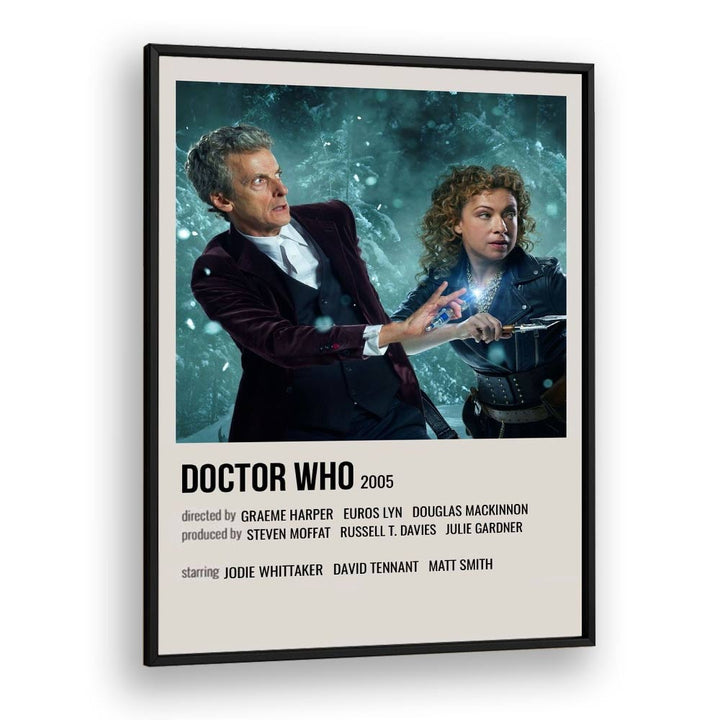 Doctor Who 2005 Movie Posters in Black Plain Frame