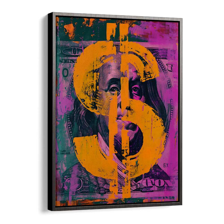 Dollar Pop Art Movie Posters in Black Floater Frame