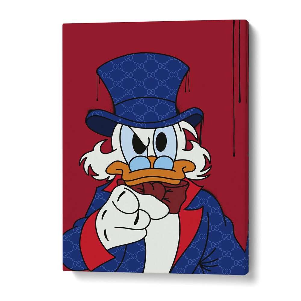 Donald Supreme Comic Wall Art Comic Posters in Gallery Wrap