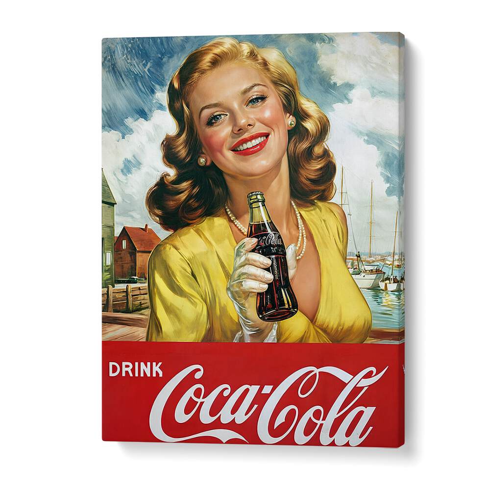 Drink Coke Bar Posters Cafe Art Prints in Gallery Wrap