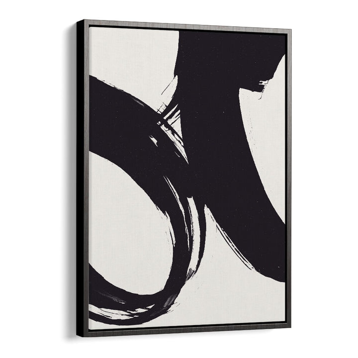 Dune Abstract Paintings Abstract Art Prints in Black Floater Frame