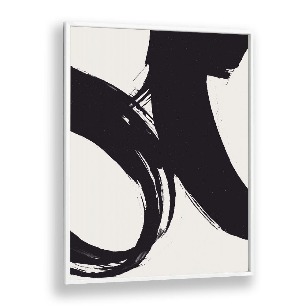 Dune Abstract Paintings Abstract Art Prints in White Plain Frame