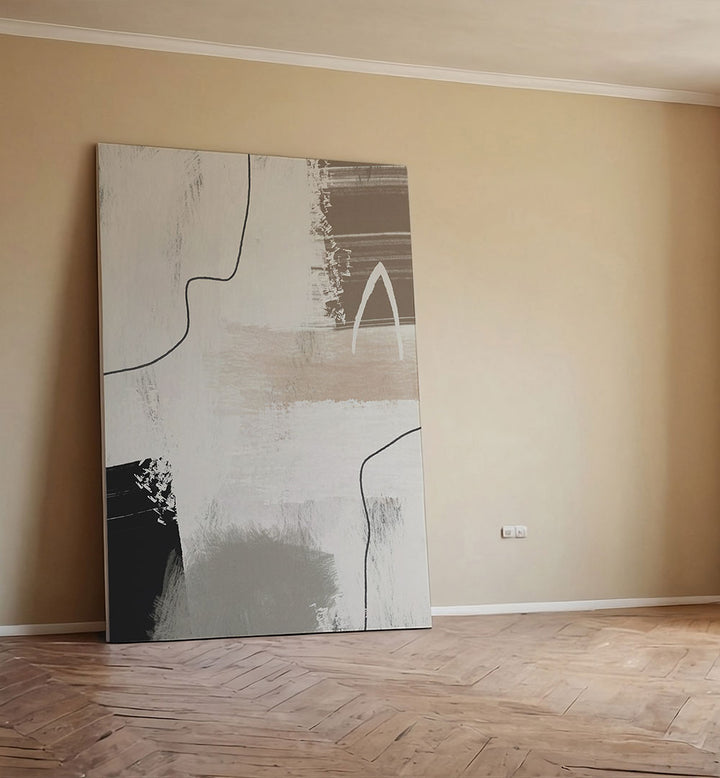 EARTHLY SHAPES , ABSTRACT PAINTINGS