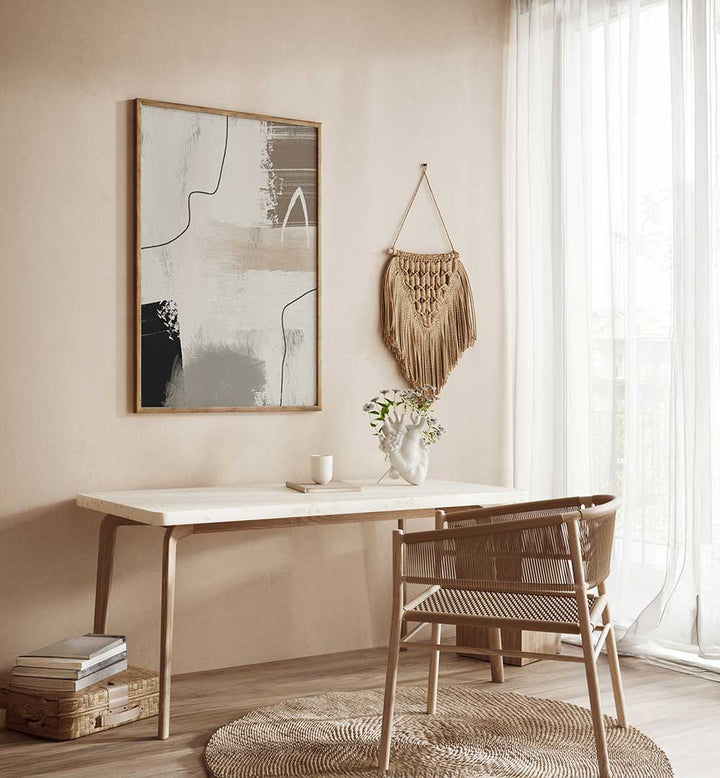 EARTHLY SHAPES , ABSTRACT PAINTINGS