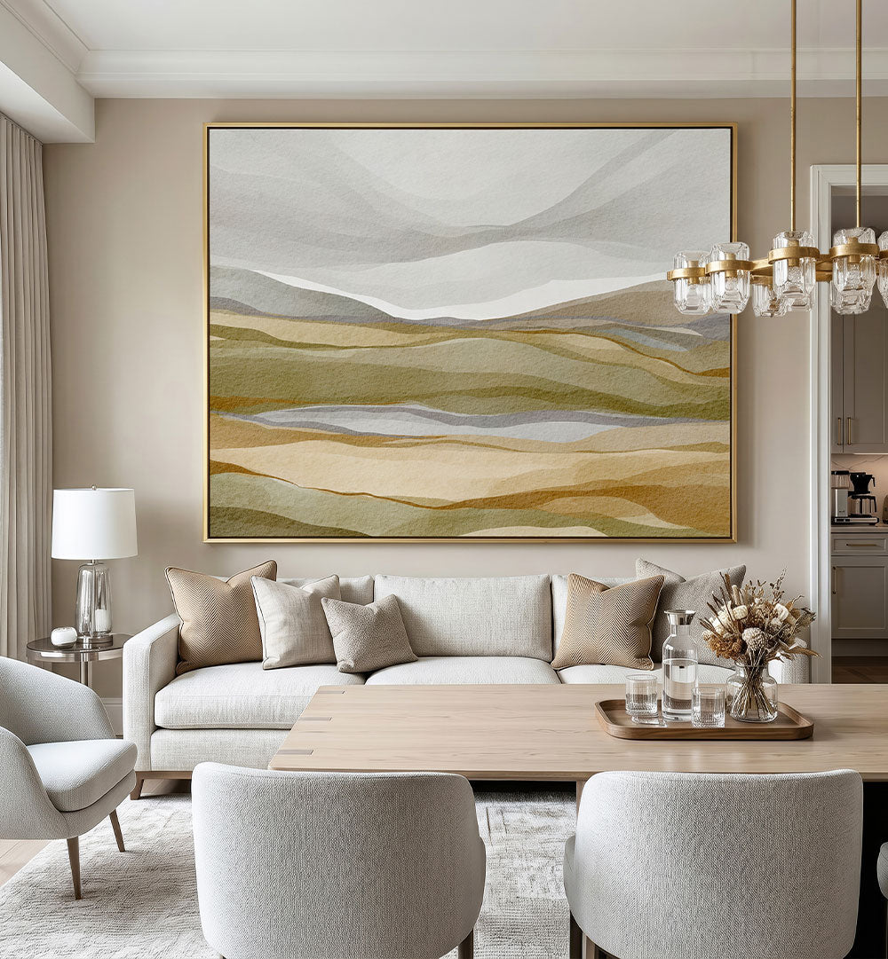 EARTHY ABSTRACT LANDSCAPE X