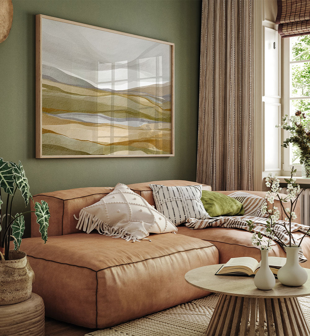 EARTHY ABSTRACT LANDSCAPE X