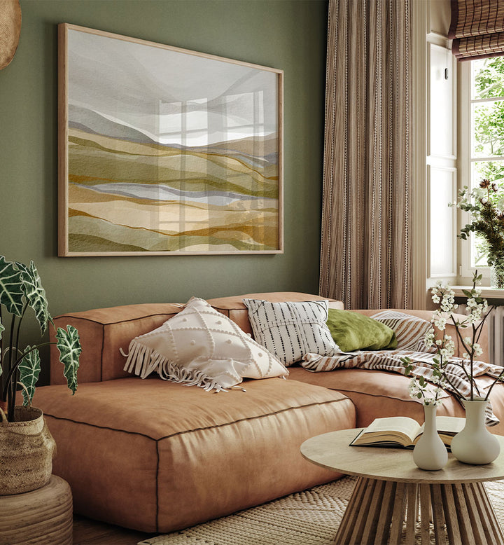 EARTHY ABSTRACT LANDSCAPE X