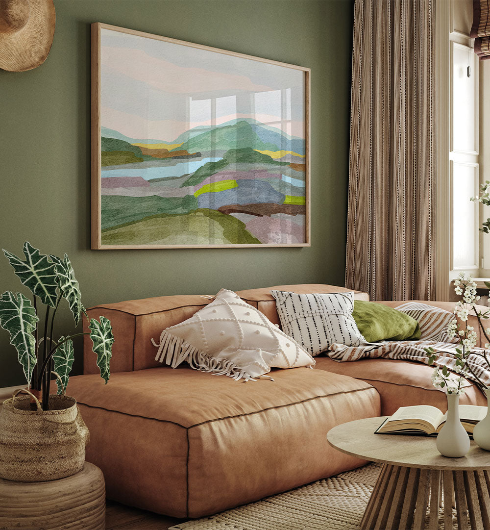 EARTHY TONES ESCAPE , LANDSCAPE PAINTINGS