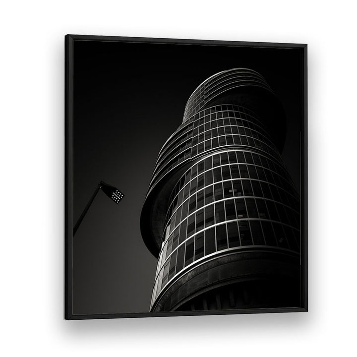 ECCENTRIC HOUSE LANDSCAPE-PHOTOGRAPHY in Black Plain Frame