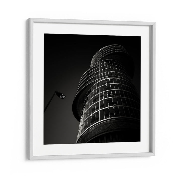 ECCENTRIC HOUSE LANDSCAPE PHOTOGRAPHY in White Frame With Mount