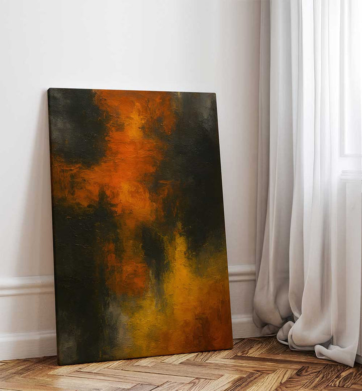 ECHOES OF FIRE AND SILENCE , EXPRESSIONISM PAINTINGS