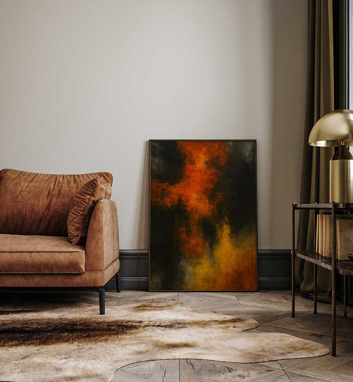 ECHOES OF FIRE AND SILENCE , EXPRESSIONISM PAINTINGS