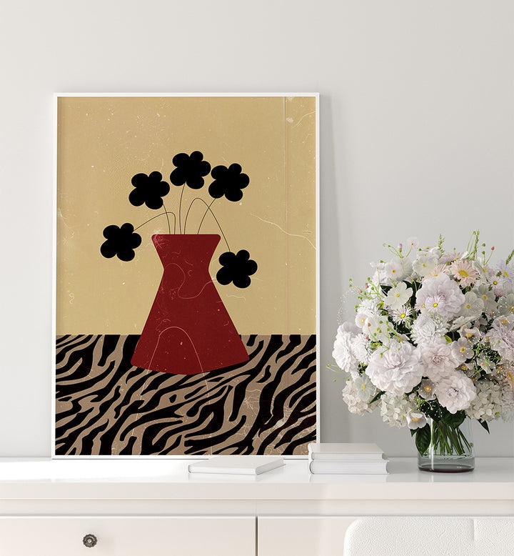 ECLECTIC BOUQUET I , FLORAL FLOWER PAINTINGS