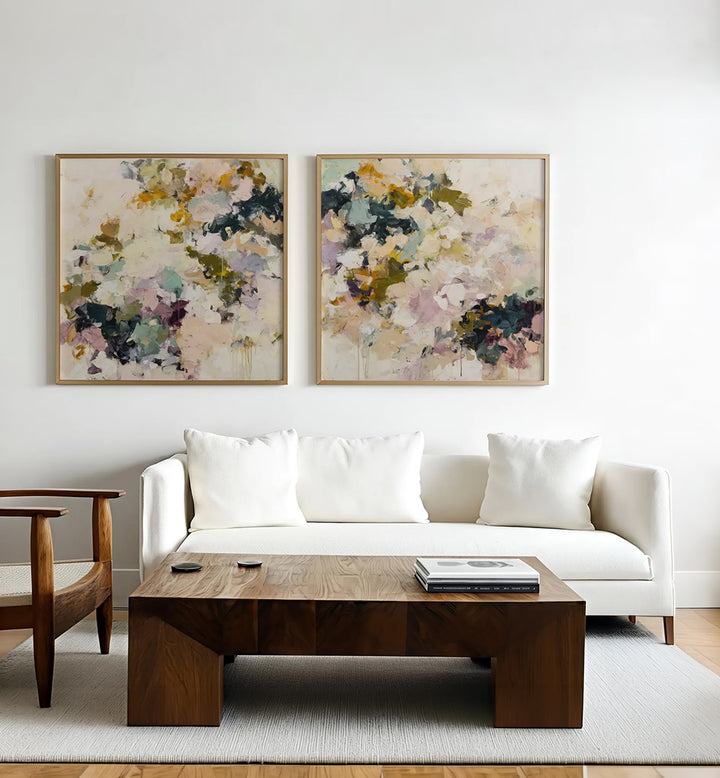 EDEN WILLOW, SET OF 2 PAINTINGS