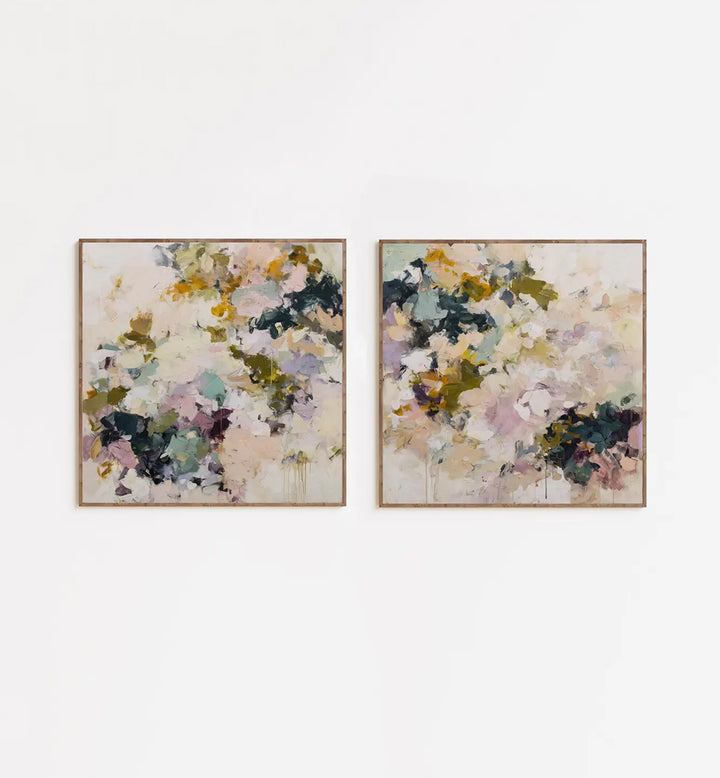 EDEN WILLOW, SET OF 2 PAINTINGS