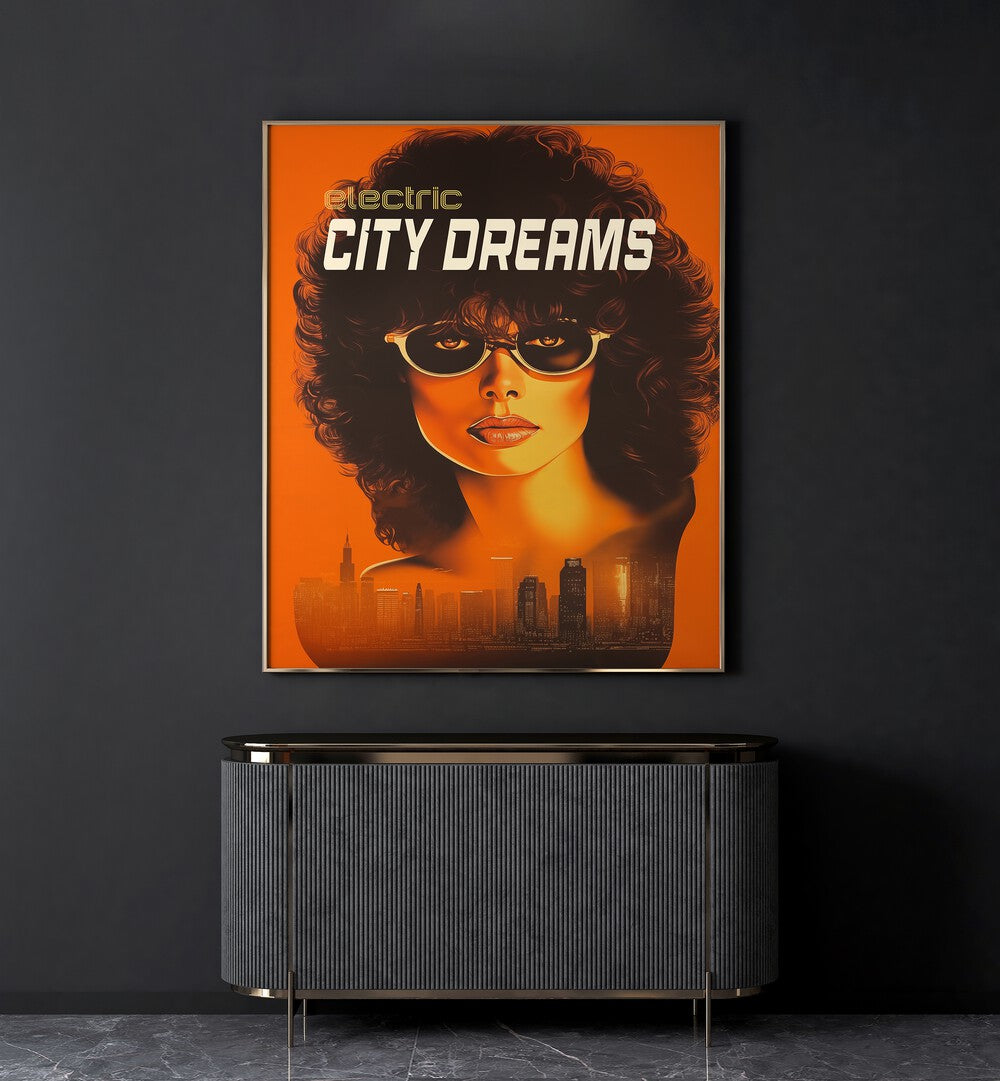 ELECTRIC CITY DREAMS , VINTAGE PAINTINGS