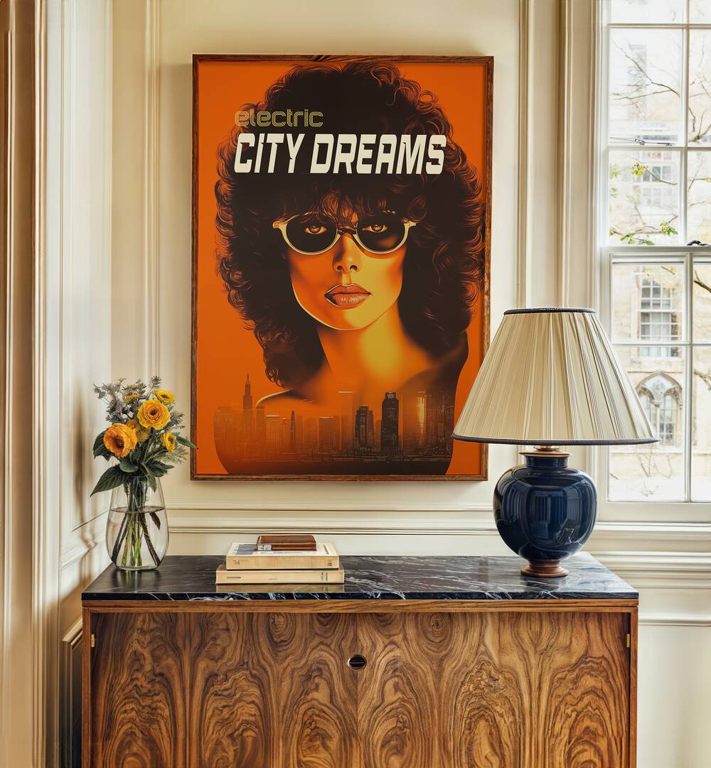 ELECTRIC CITY DREAMS , VINTAGE PAINTINGS