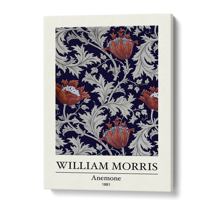 Elegance In Bloom William Morris' Anemone (1881) William Morris's art painting Artwork in Gallery Wrap