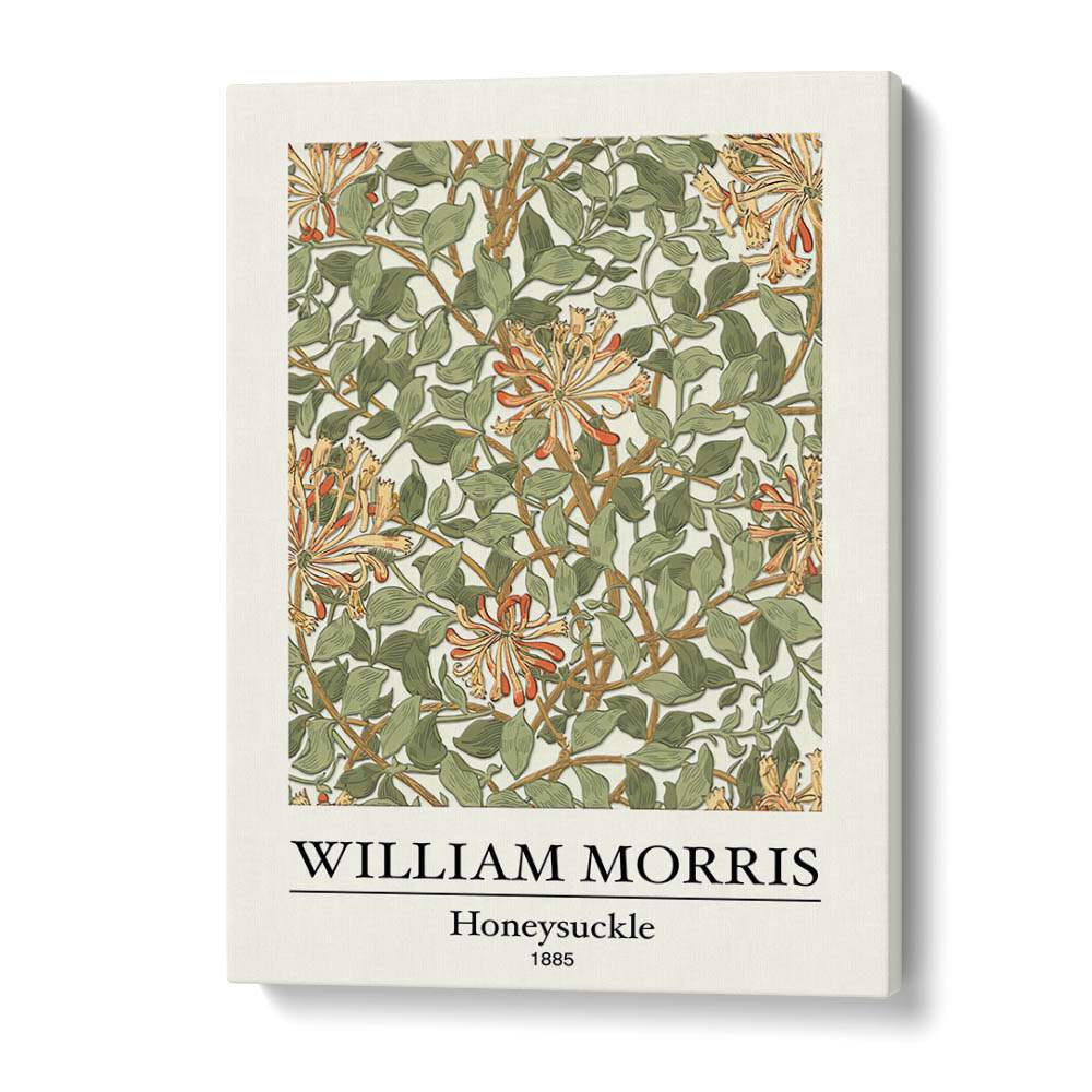 Elegance In Bloom William Morris' Honeysuckle, 1885 William Morris's art painting Artwork in Gallery Wrap