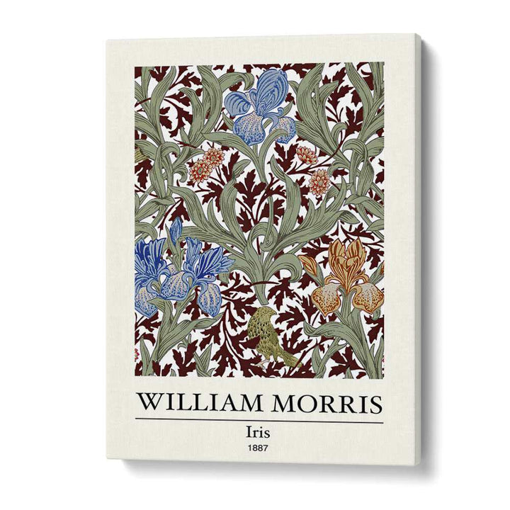 Elegance In Bloom William Morris' 'iris' 1887 William Morris's art painting Artwork in Gallery Wrap