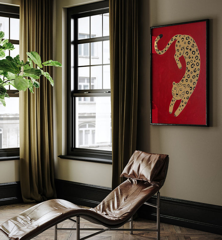 ELEGANT RED LEOPARD