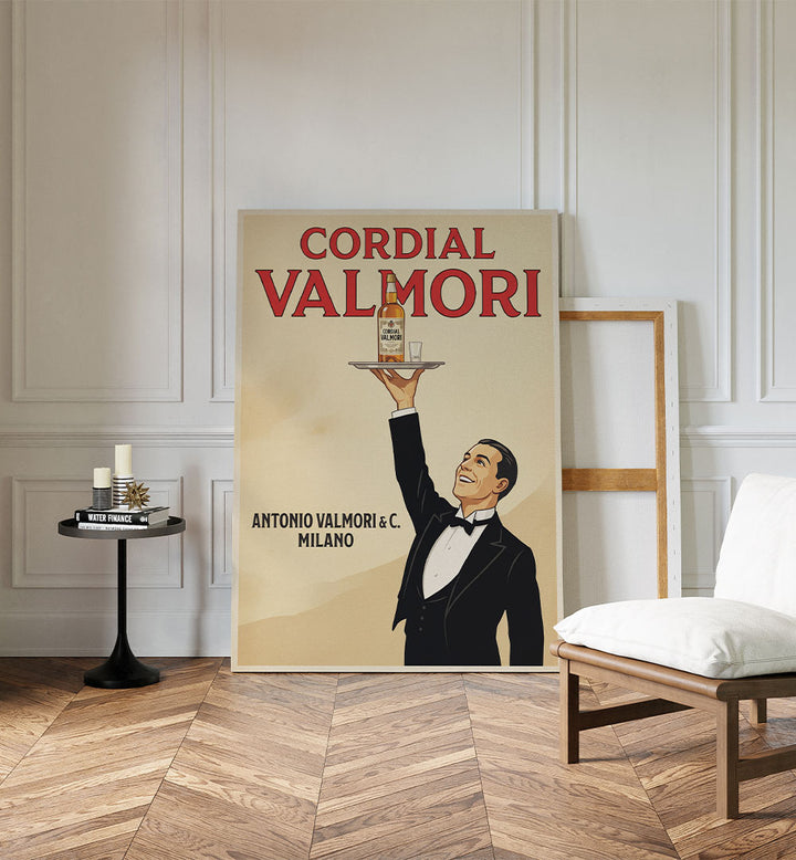 ELEGANT WAITER CORDIAL AD