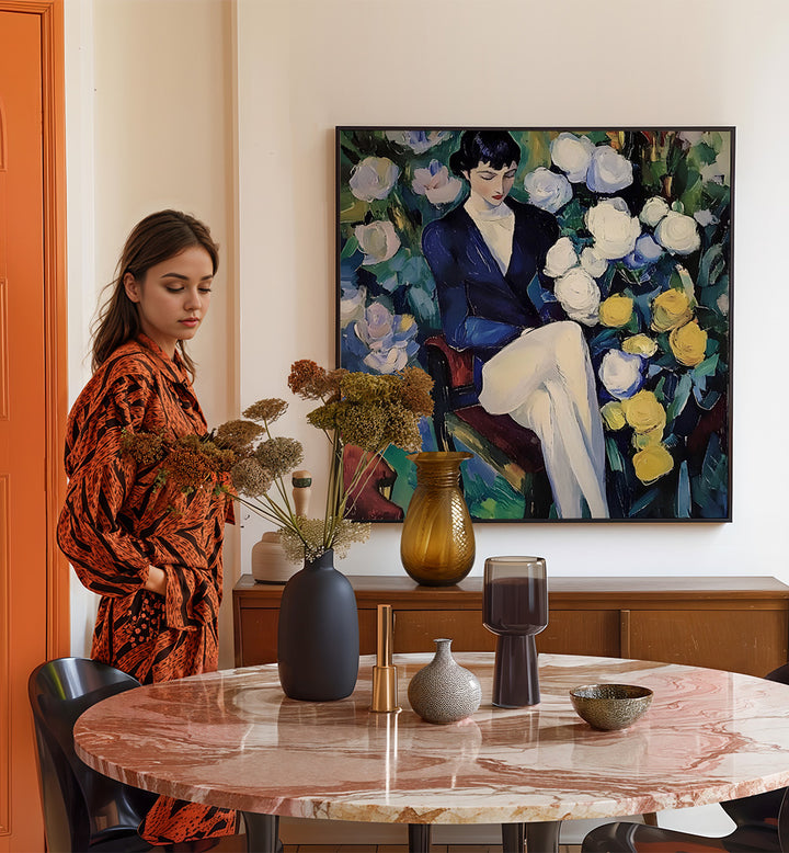 ELEGANT WOMAN GARDEN