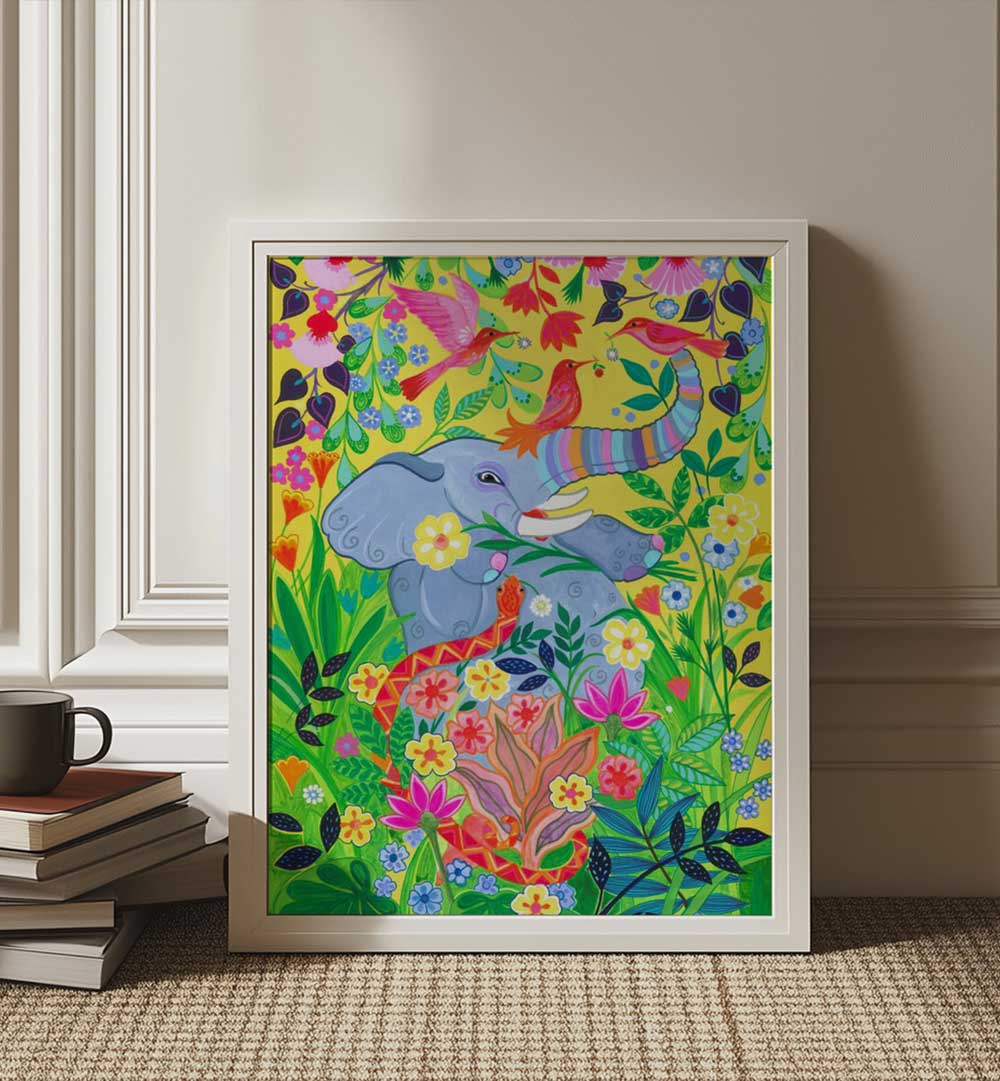 ELEPHANT , ANIMAL PAINTINGS