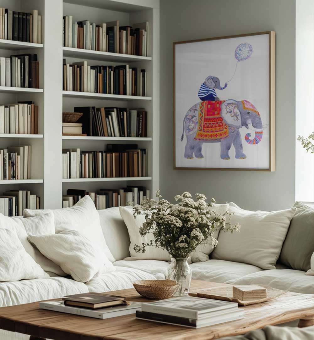 ELEPHANT ADVENTURE , KIDS ROOM PAINTINGS