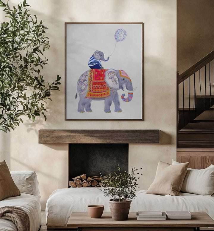 ELEPHANT ADVENTURE , KIDS ROOM PAINTINGS