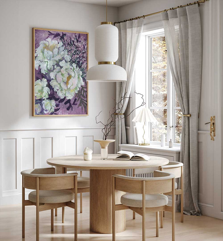 ELIANY PAINTERLY BOUQUET , FLORAL FLOWER PAINTINGS