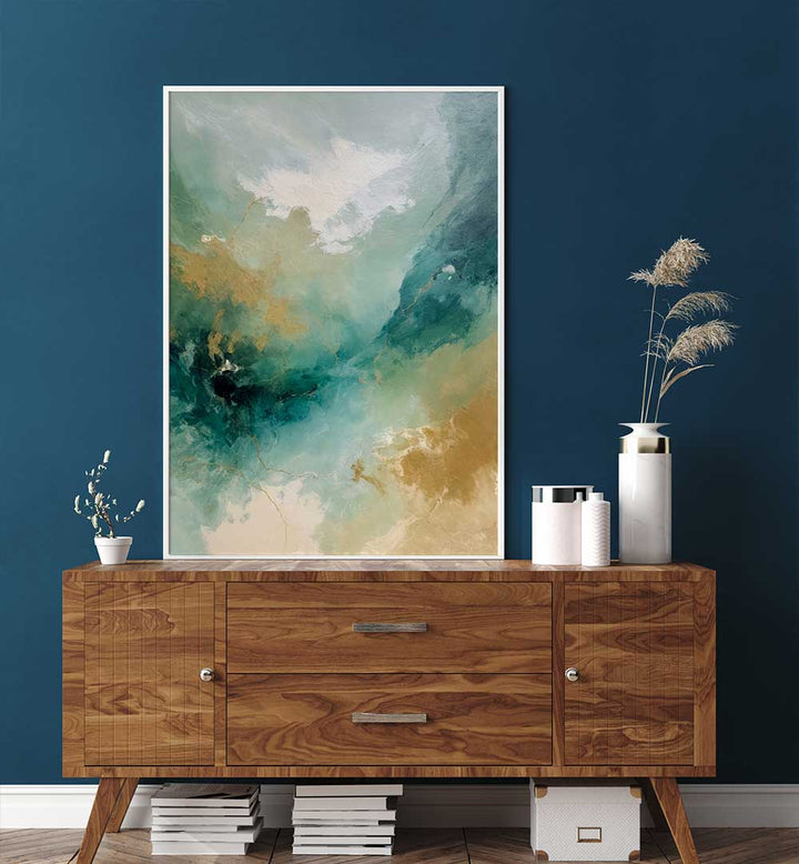 EMERALD SKIES , ABSTRACT PAINTINGS