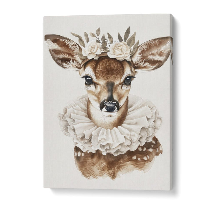 Enchanted Doe Delight Kids Art Artwork in Gallery Wrap
