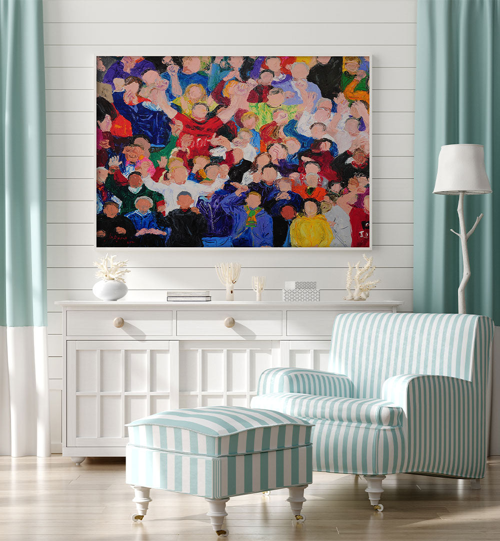 ENERGETIC CROWD CELEBRATION