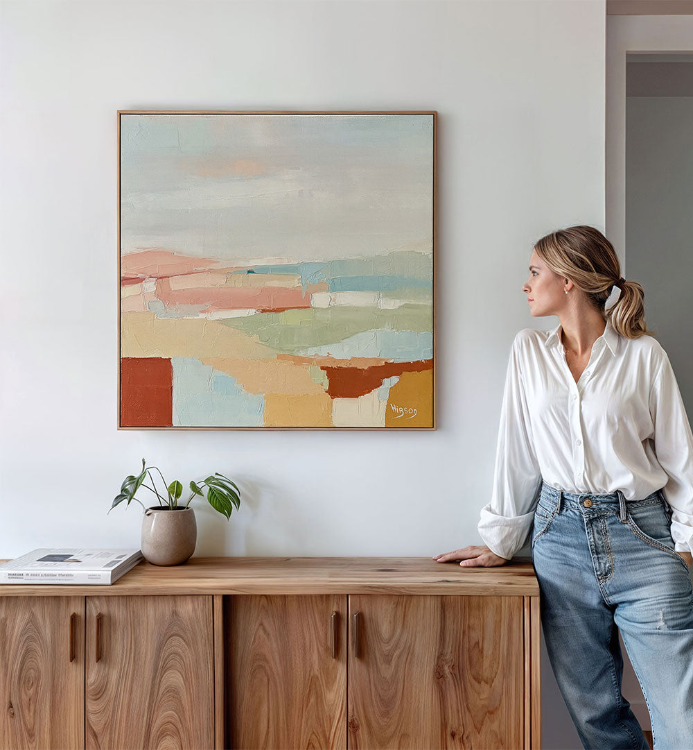 ENTRE CIEL ET TERRE III , ABSTRACT PAINTINGS