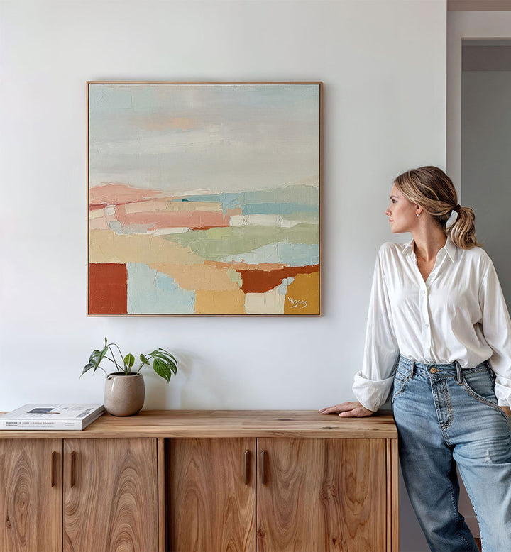 ENTRE CIEL ET TERRE III , ABSTRACT PAINTINGS