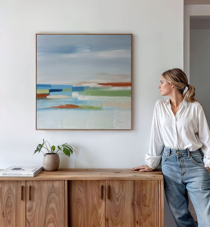 ENTRE CIEL ET TERRE IV , ABSTRACT PAINTINGS