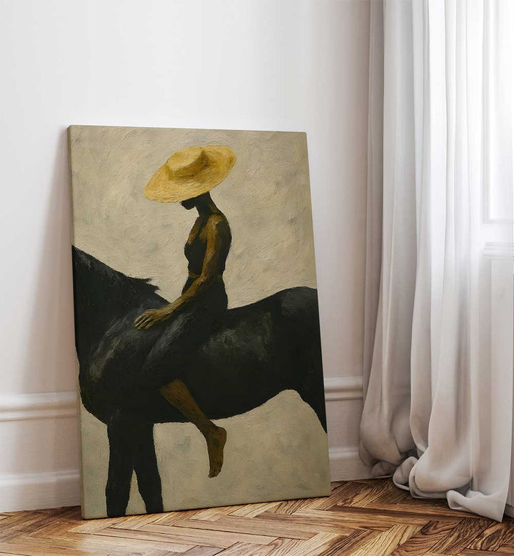 EQUESTRIAN REVERIE , EXPRESSIONISM PAINTINGS
