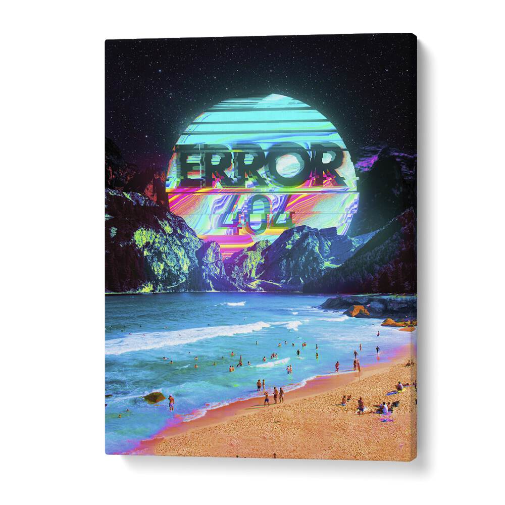 Error 404 - I By Francis Minoza Astronaut & Nasa Paintings, Space Art Prints Artwork in Gallery Wrap
