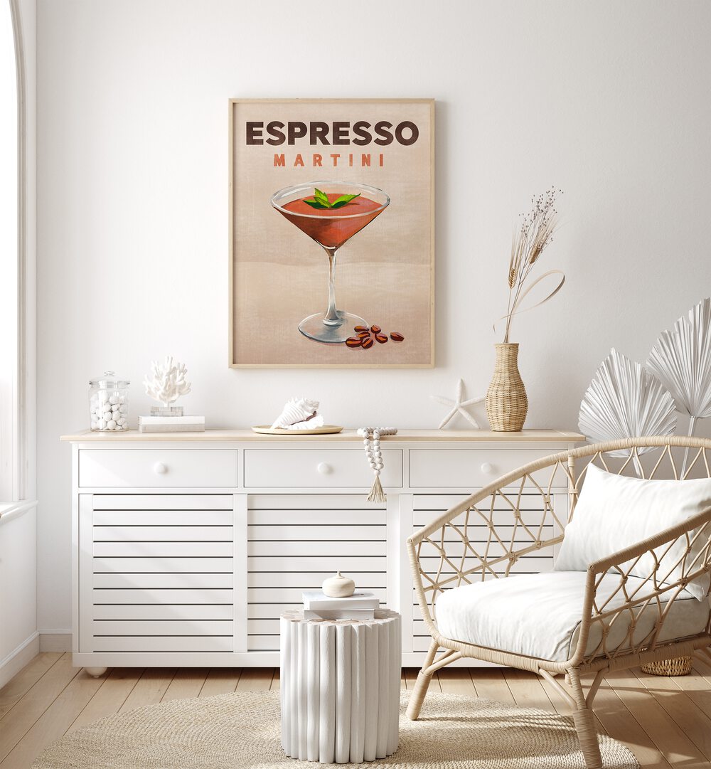 ESPRESSO MARTINI COCKTAIL BAR DECOR , BAR ART PRINTS , BAR POSTERS