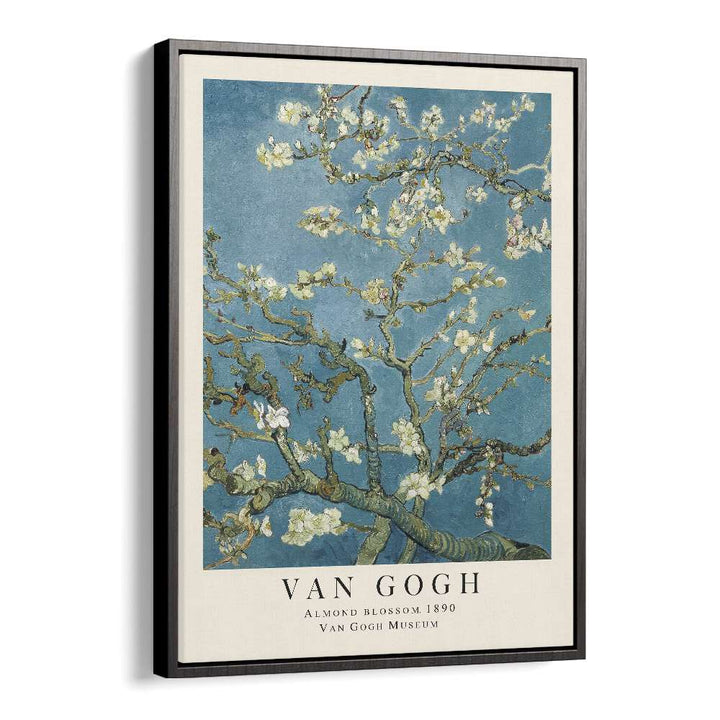 Eternal Blossoms Van Gogh's Almond Blossom 1890 Vincent Van Gogh art painting Artwork in Black Floater Frame