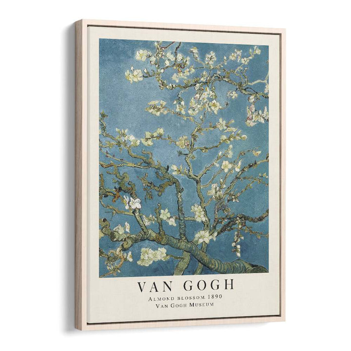 Eternal Blossoms Van Gogh's Almond Blossom 1890 Vincent Van Gogh art painting Artwork in Oak Wood Floater Frame