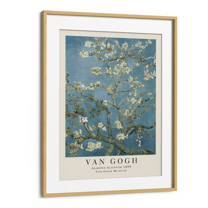 Eternal Blossoms Van Gogh's Almond Blossom 1890 Vincent Van Gogh art painting Artwork in Oak Wood Frame With Mount