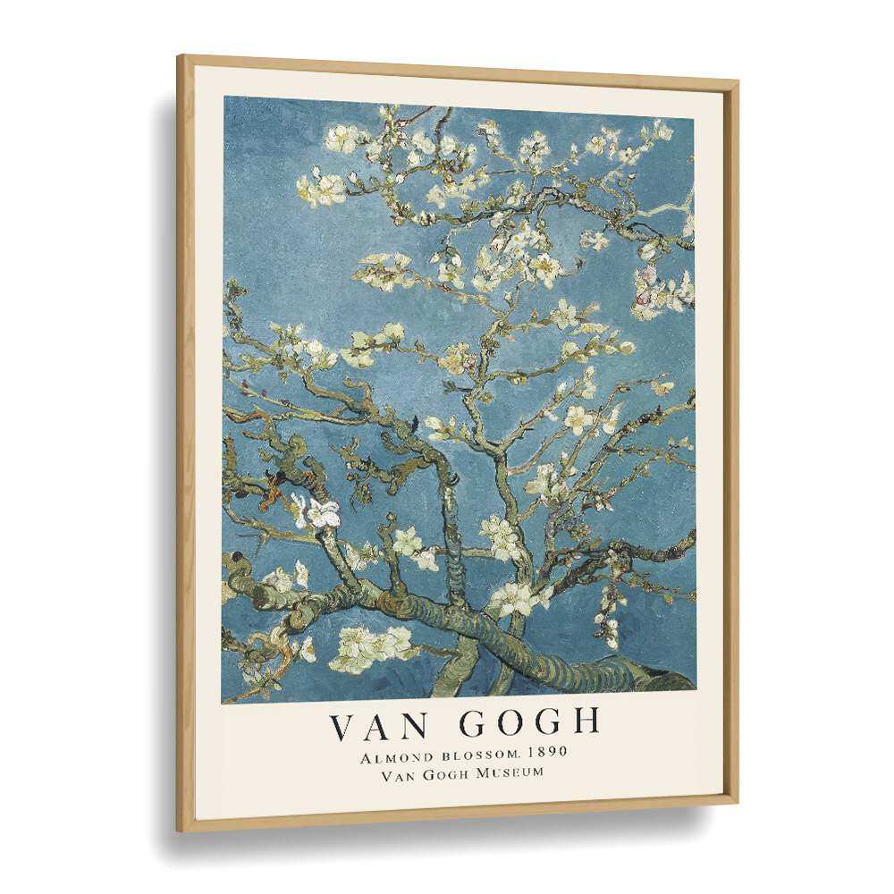 Eternal Blossoms Van Gogh's Almond Blossom 1890 Vincent Van Gogh art painting Artwork in Oak Wood Plain Frame