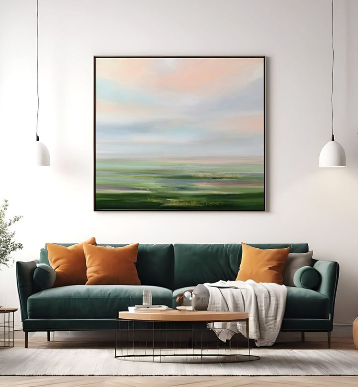 Brighten your space with EVENING GLOW, ABSTRACT PAINTINGS that enhance any home decor beautifully.
