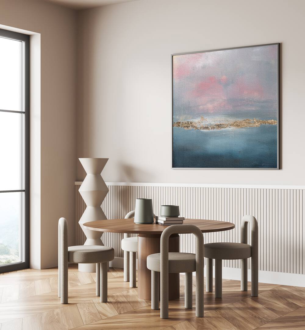 Elevate your space with EXHALE, ABSTRACT PAINTINGS, bringing tranquility and modern elegance to your décor.