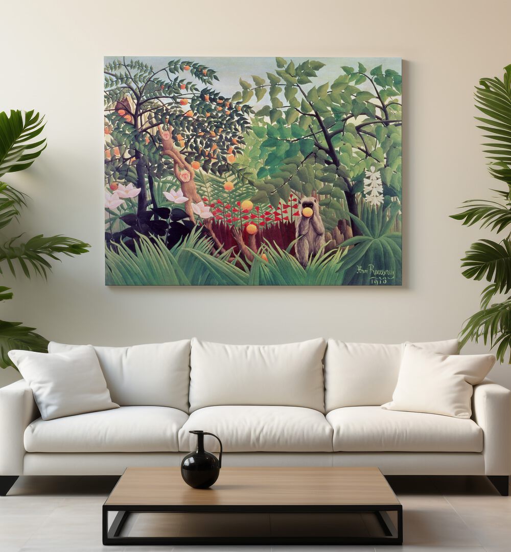 EXOTIC LANDSCAPE (1910) , VINTAGE PAINTINGS
