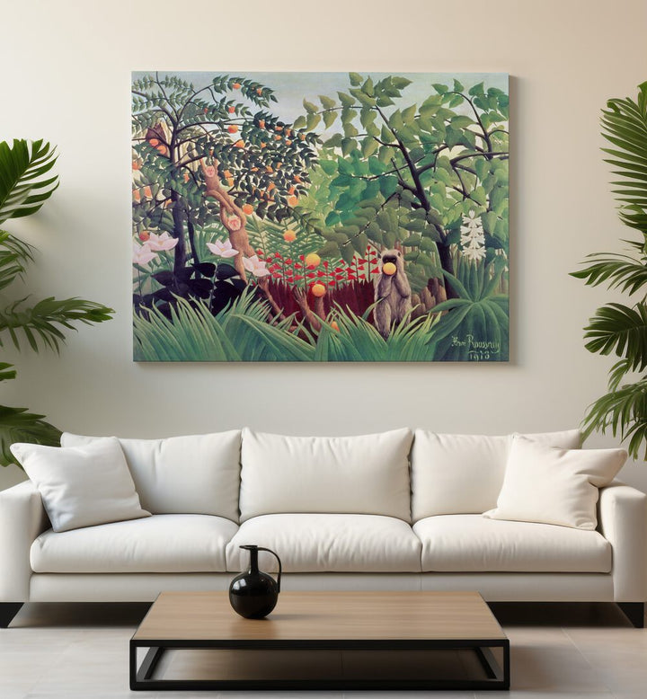 EXOTIC LANDSCAPE (1910) , VINTAGE PAINTINGS