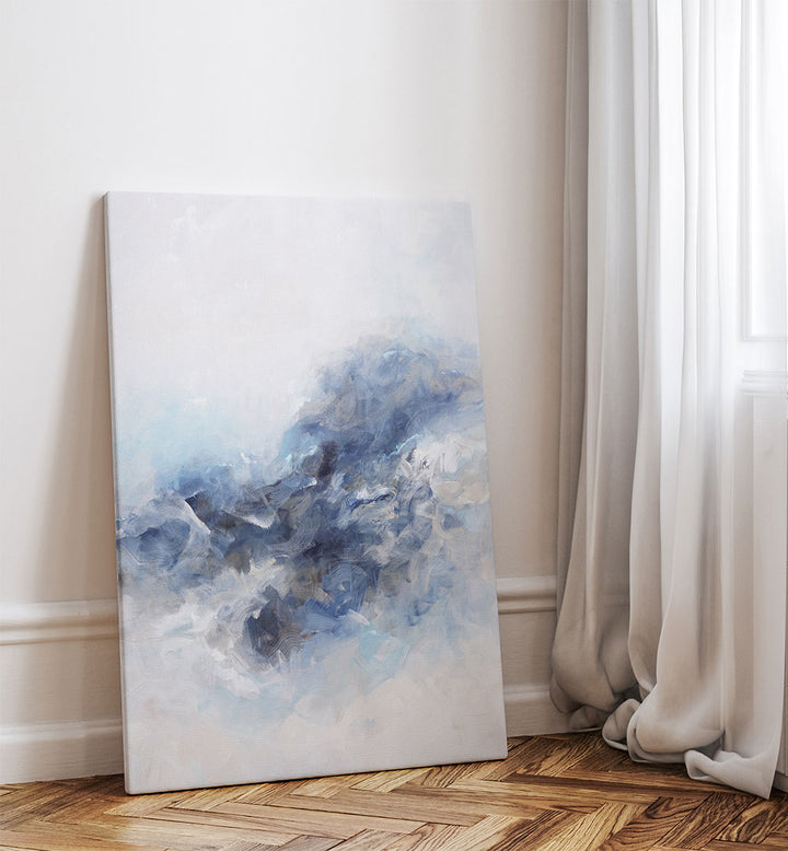 EXPRESSIONIST BLUE ABSTRACT , ABSTRACT PAINTINGS