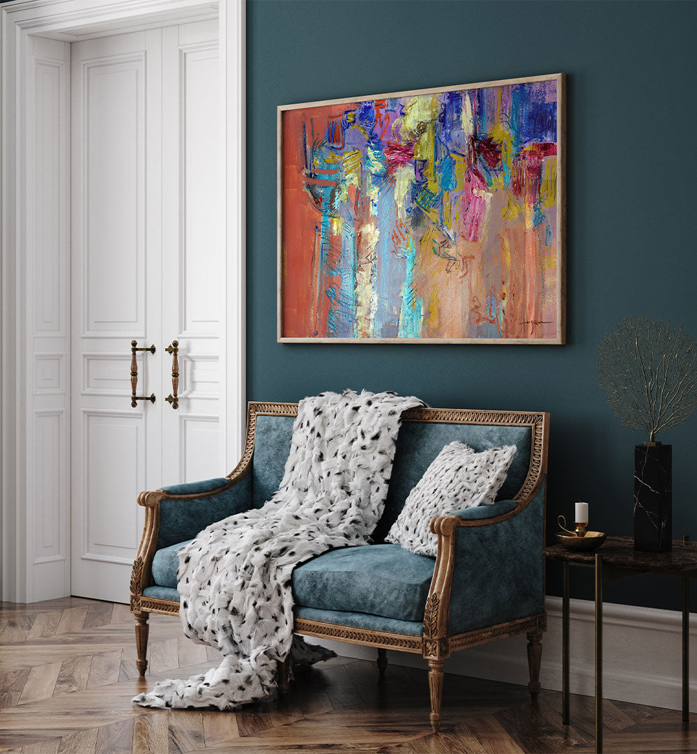 EXPRESSIONIST COLORFUL ABSTRACT III